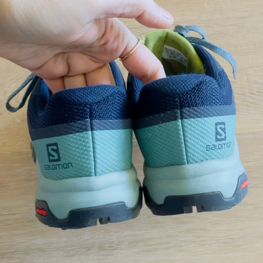Mildly used Blue and Green Athletic trekking Shoes from REI